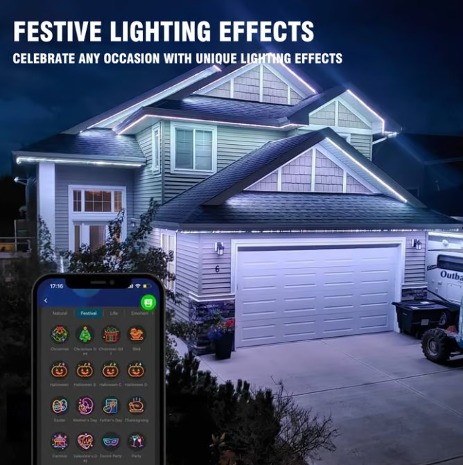 Early Christmas 49%OFF  Smart Rainbow LED Permanent Outdoor Light