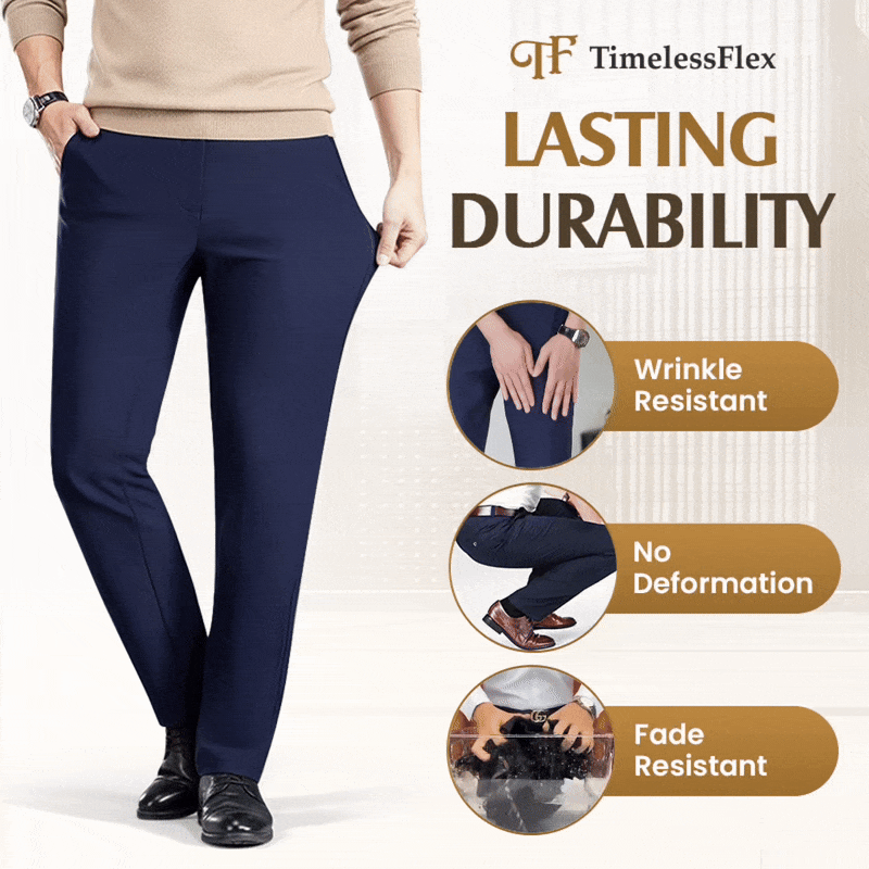 TimelessFlex - CHRISTMAS SALE 70% OFF | Men's High Stretch Straight Fit Pants