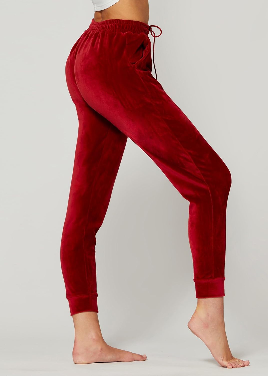 Premium Velvet Leggings for Women - Ultra-Soft Warm Velour Pants