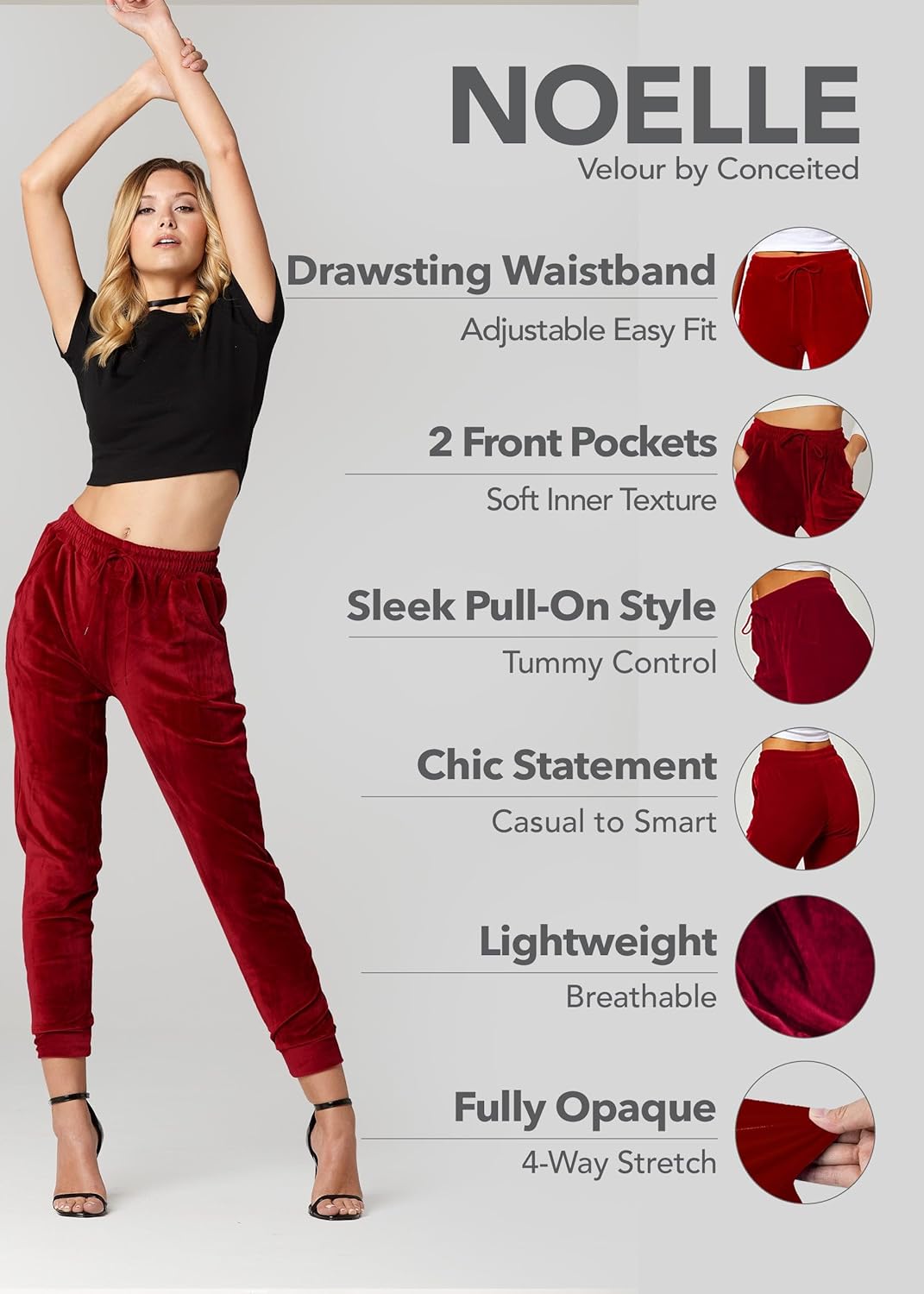 Premium Velvet Leggings for Women - Ultra-Soft Warm Velour Pants