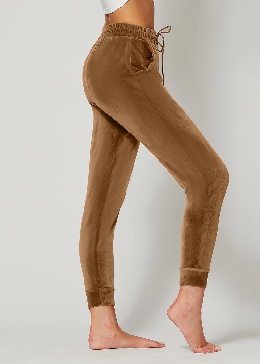 Premium Velvet Leggings for Women - Ultra-Soft Warm Velour Pants