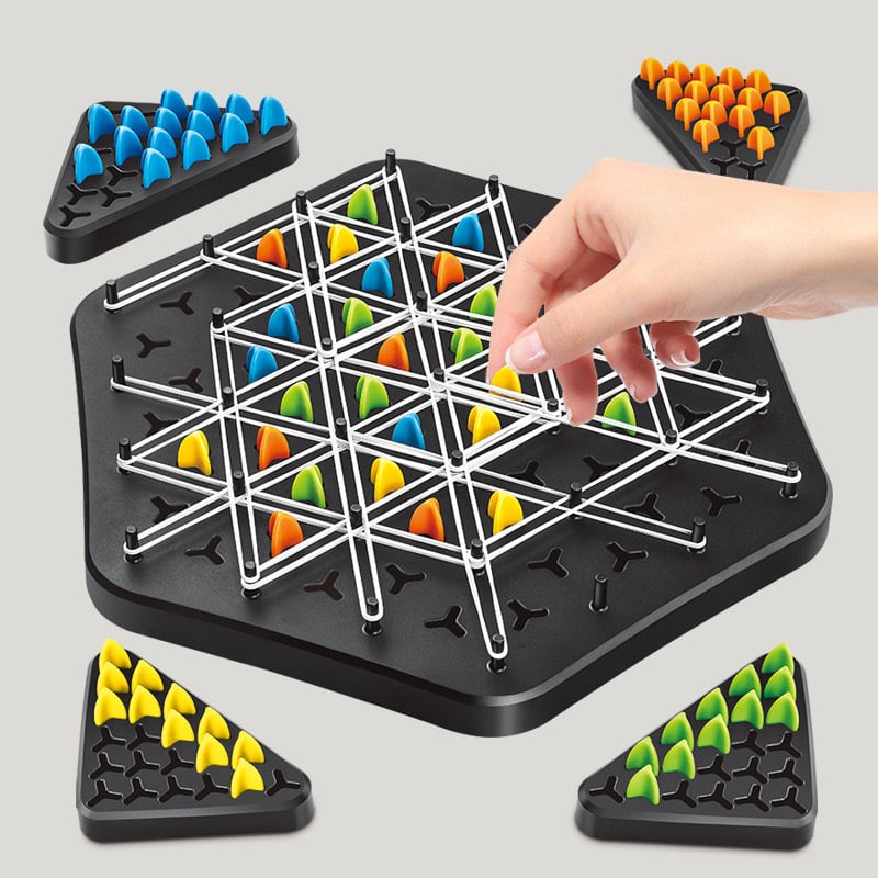 Last Day Promotion 49% OFFChain Triangle Chess Game, 2 to 4 Players