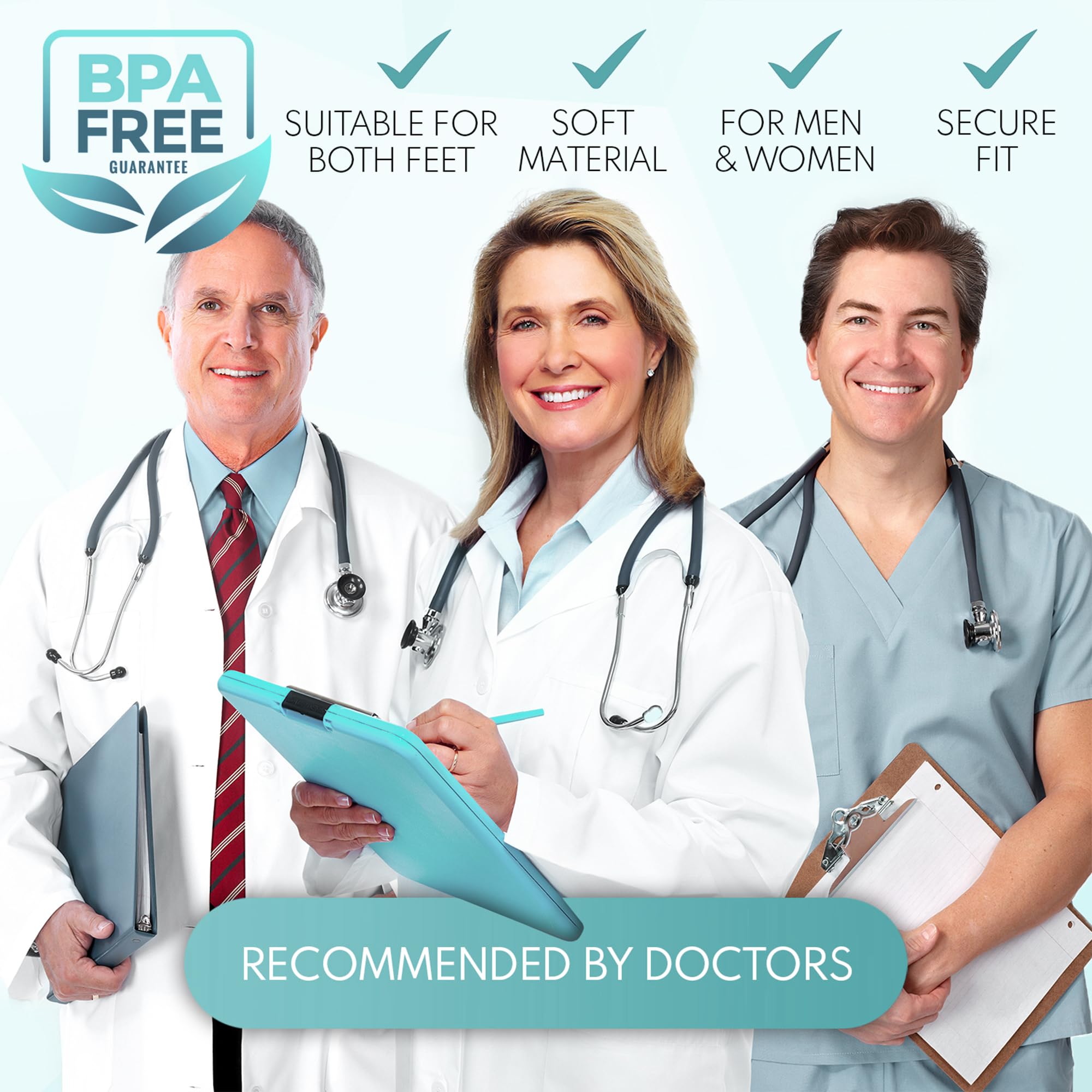 Bunion corrector and orthotic bunion relief splint, gel bunion pad sleeve brace