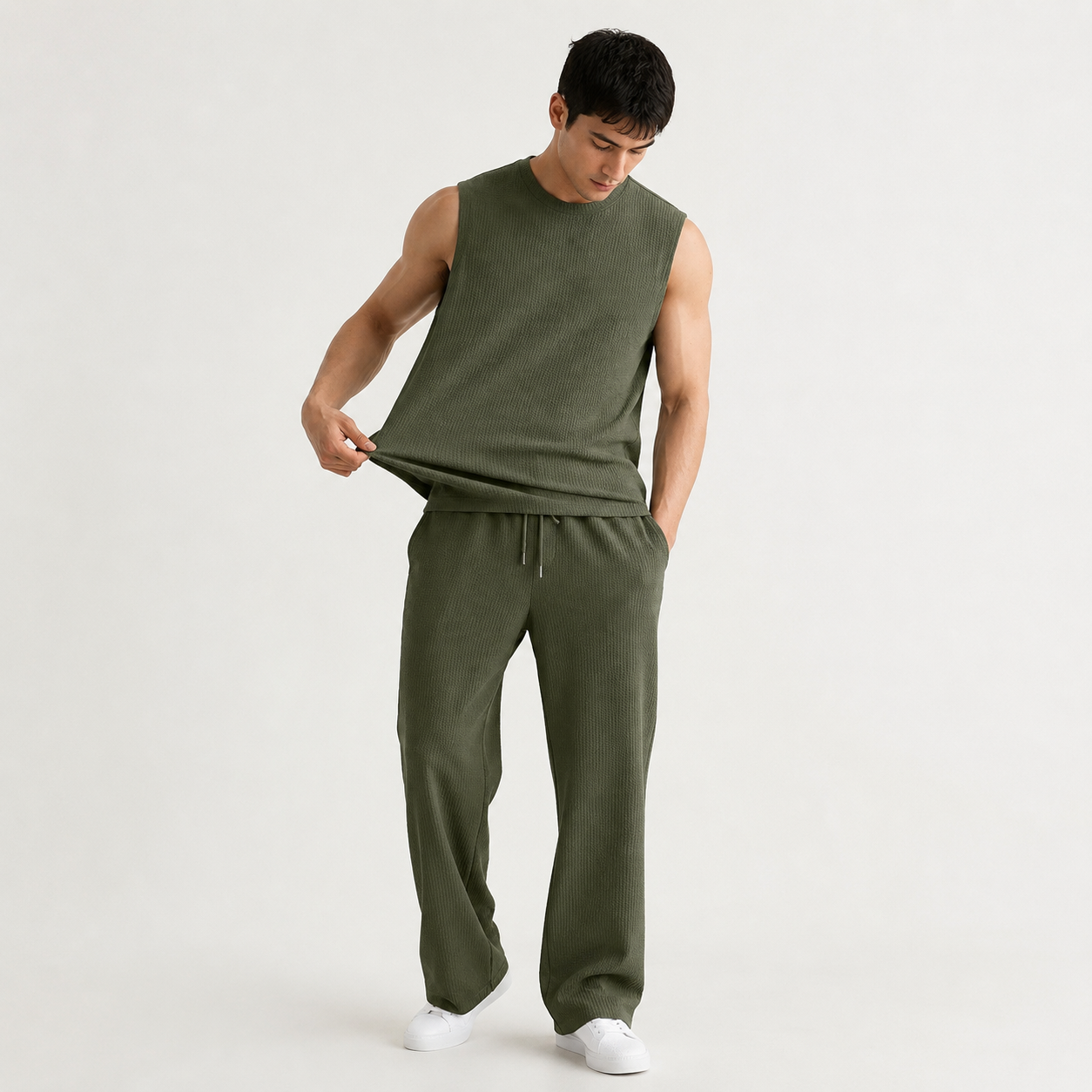 Sleeveless Lounge Set