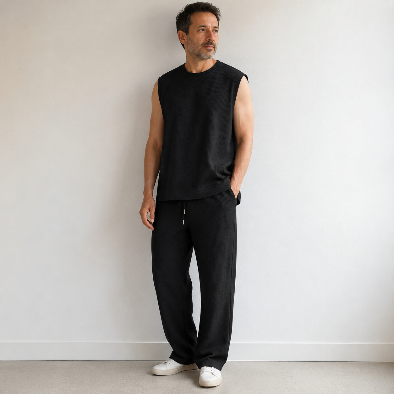 Sleeveless Lounge Set