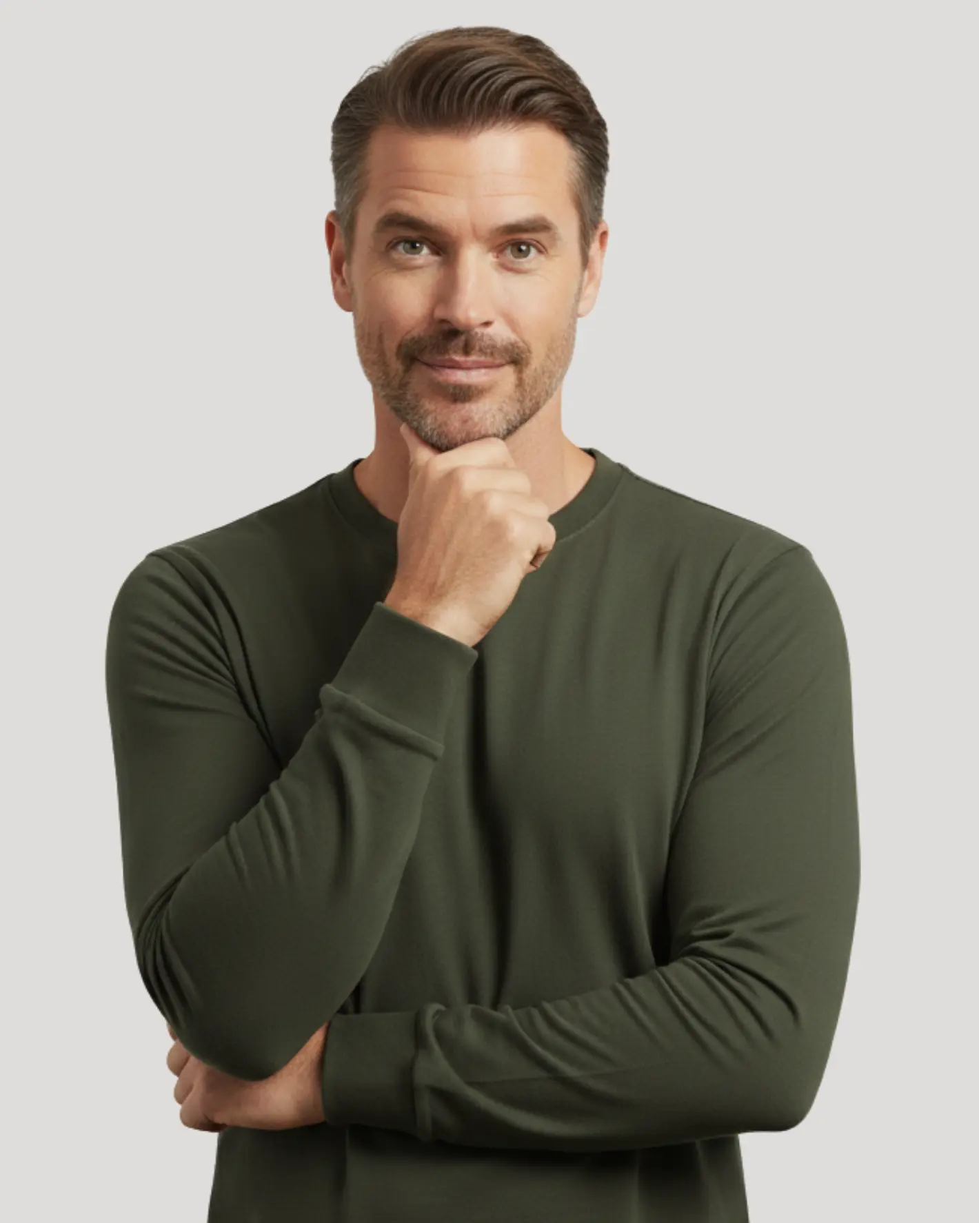 Nico Cotton Long Sleeve Crew Neck