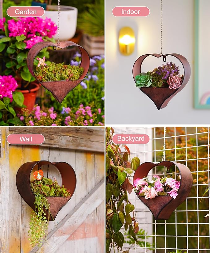 ❤️Heart Shape Hanging Planters