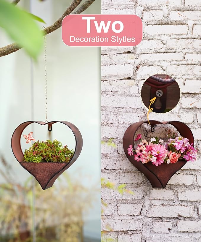 ❤️Heart Shape Hanging Planters