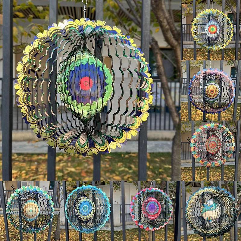 🔥2025 Hot Sales-50% OFF 3D Colorful Wind Spinning Mandala