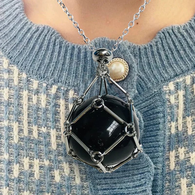 🔥2025 Crystal Stone Holder Necklace