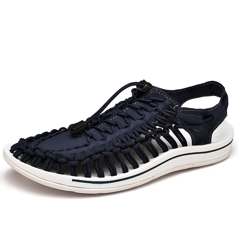 Woven sandals men's outdoor beach shoes