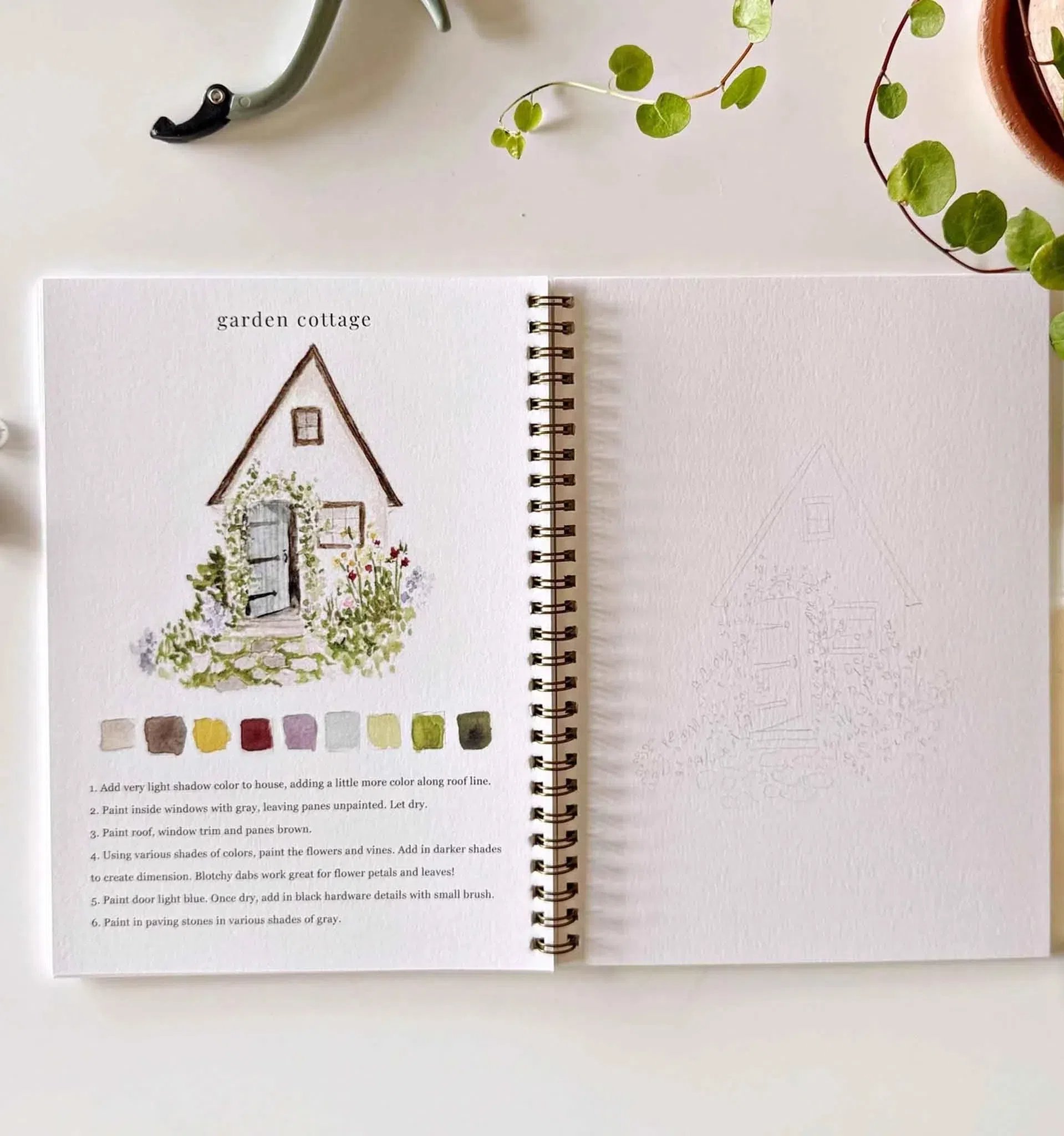 🖼️Beginner-Friendly💕 Watercolor Workbook