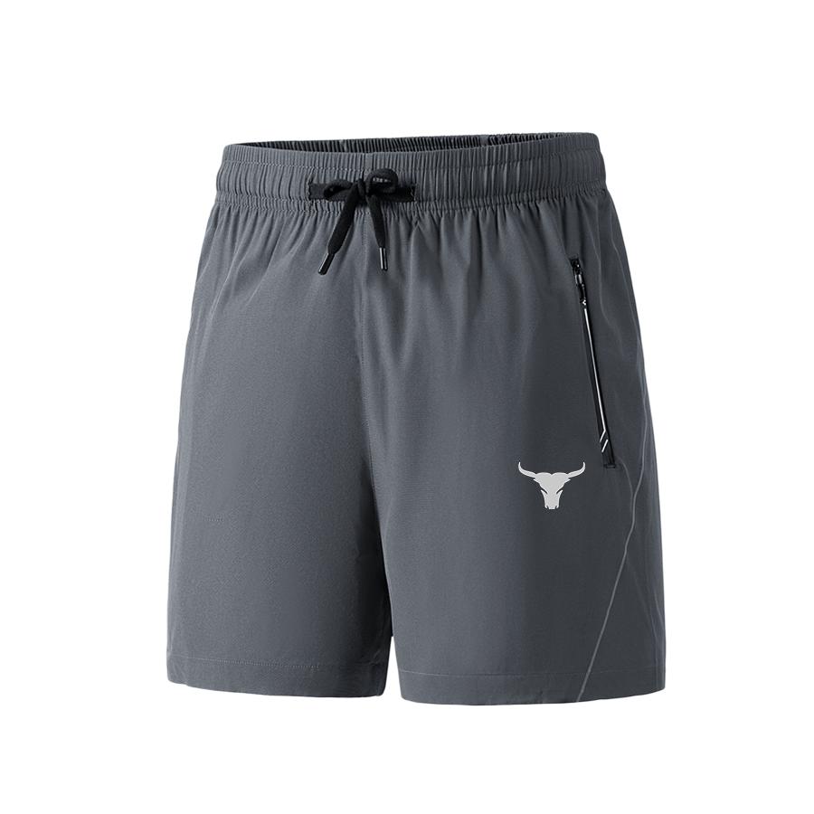 Men&rsquo;s Plain athletic shorts, elastic training shorts, quick dry running shorts, breathable workout shorts, adjustable drawstring gym shorts, side zipper pocket shorts, summer outfits casual outdoor sports shorts