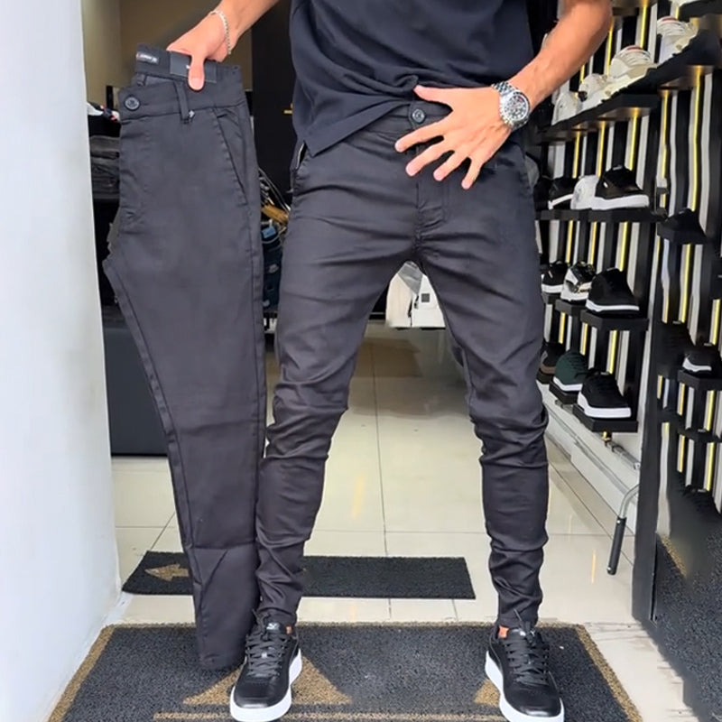 Men’s Slim-Fit Casual Solid Color Pants（50% OFF）