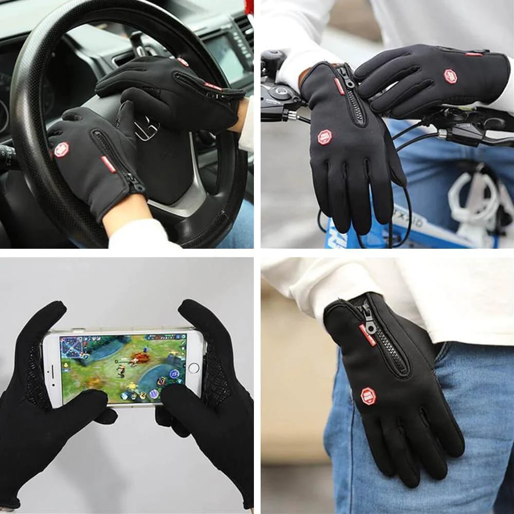 2024 New Year Hot SalePremium Warm Windproof Waterproof Touch Screen Gloves Unisex