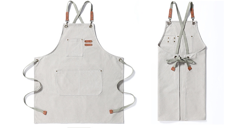 Canvas Cross Back Apron