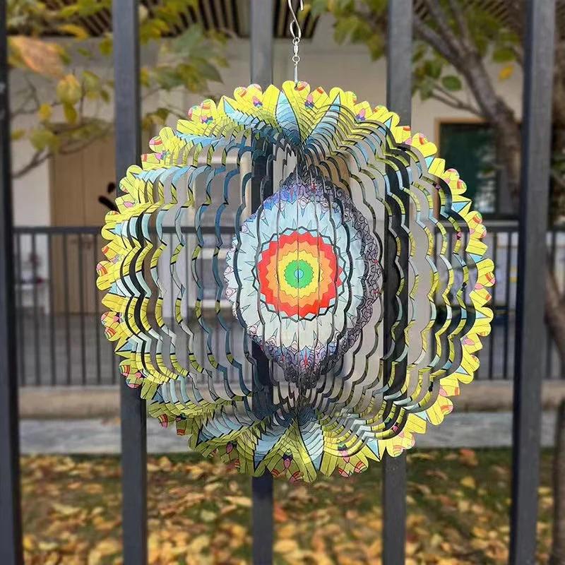 🔥2025 Hot Sales-50% OFF 3D Colorful Wind Spinning Mandala