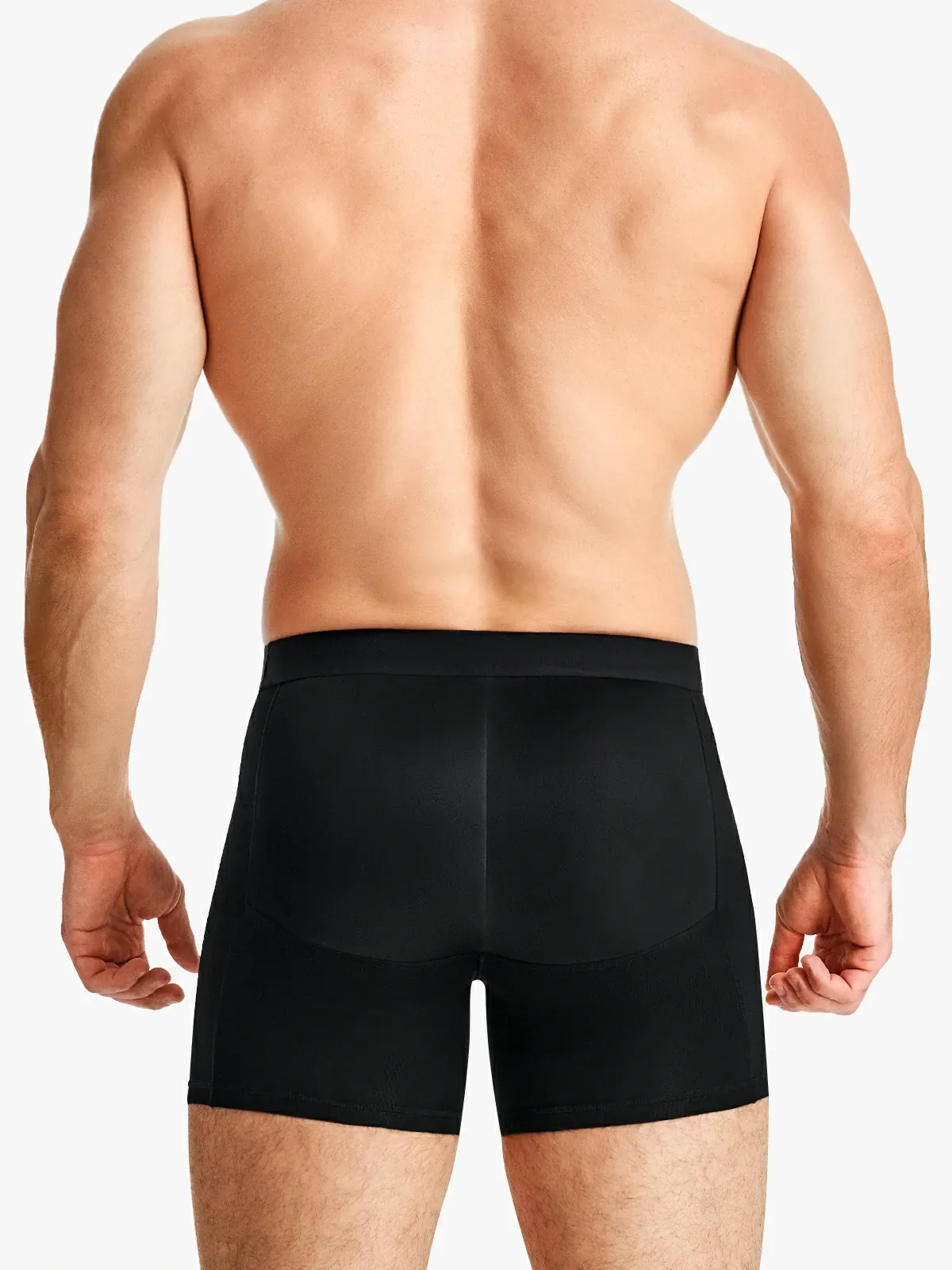 Mid-Waist Padded Butt Lifting Boxer for Men