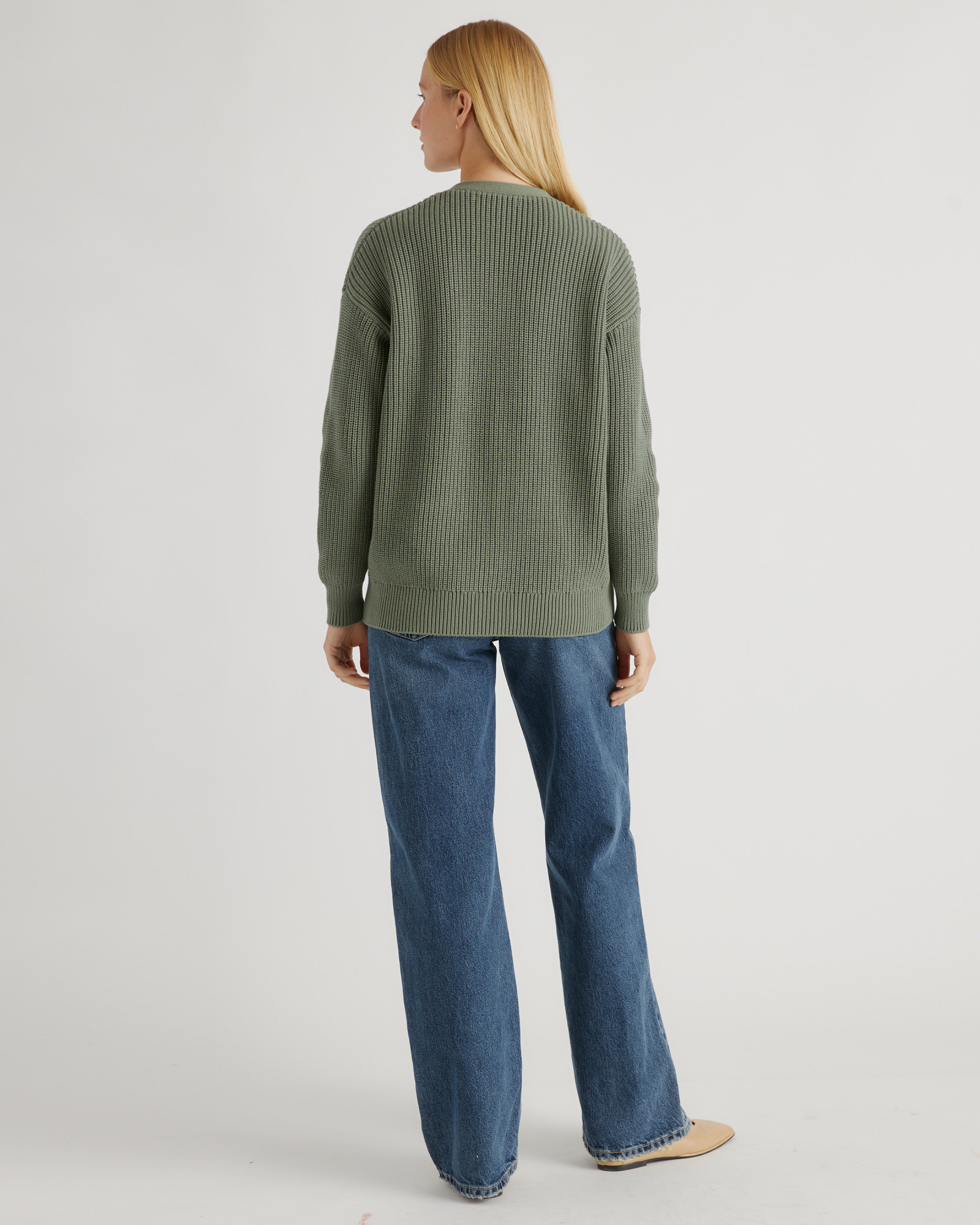 100% Organic Cotton Oversized Boyfriend Cardigan