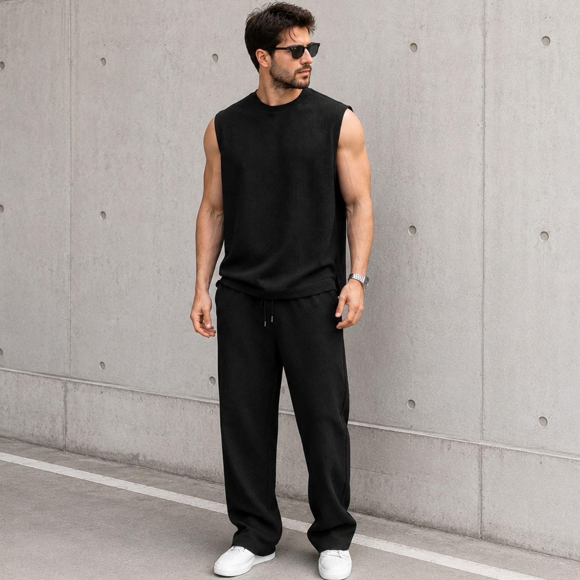 Sleeveless Lounge Set
