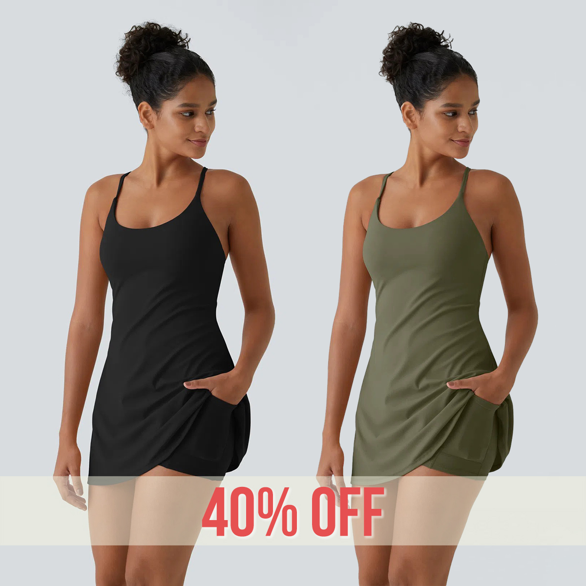Backless Active Dress-Easy Peezy Edition