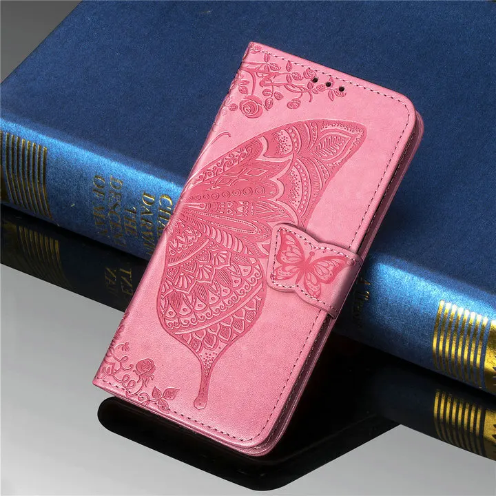 2024 Butterfly Luxury Leather Wallet Case With Card Holder For Samsung Galaxy Note20 Series