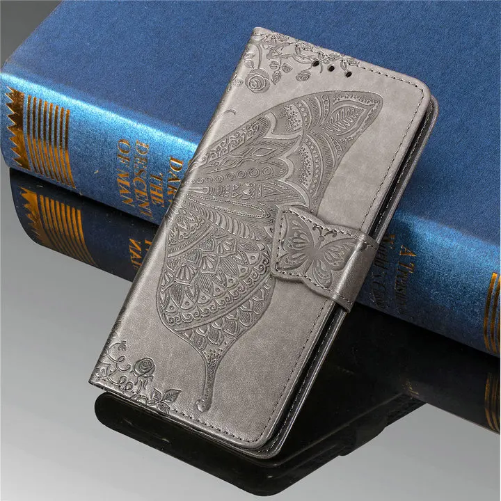 2024 Butterfly Luxury Leather Wallet Case With Card Holder For Samsung Galaxy Note20 Series