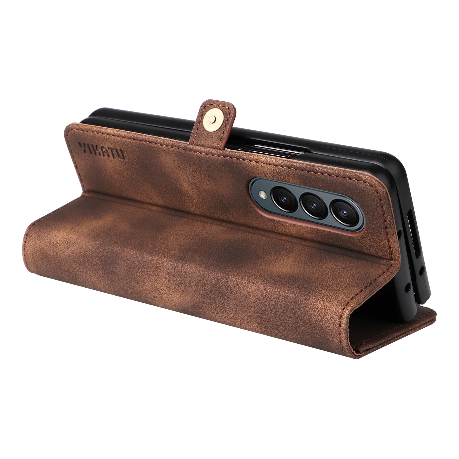 Leather Wallet Card Holder Slots Screen Protect Phone Case For Samsung Galaxy Z Fold 6/5/4/3