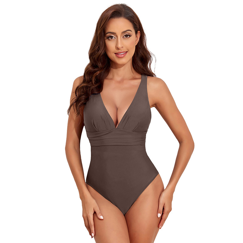 🔥2024 Summer New Arrivals🎉 - V Neck Shapewear Swimsuit