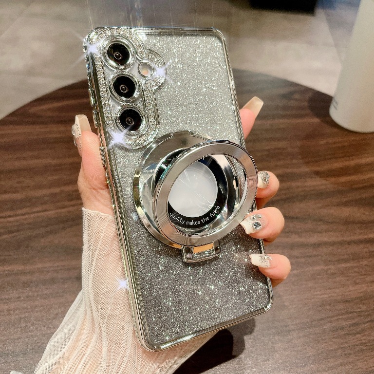  Luxury Gradient litter Magnetic Ring Stand Case For Samsung Galaxy A15/A25/A35/A55