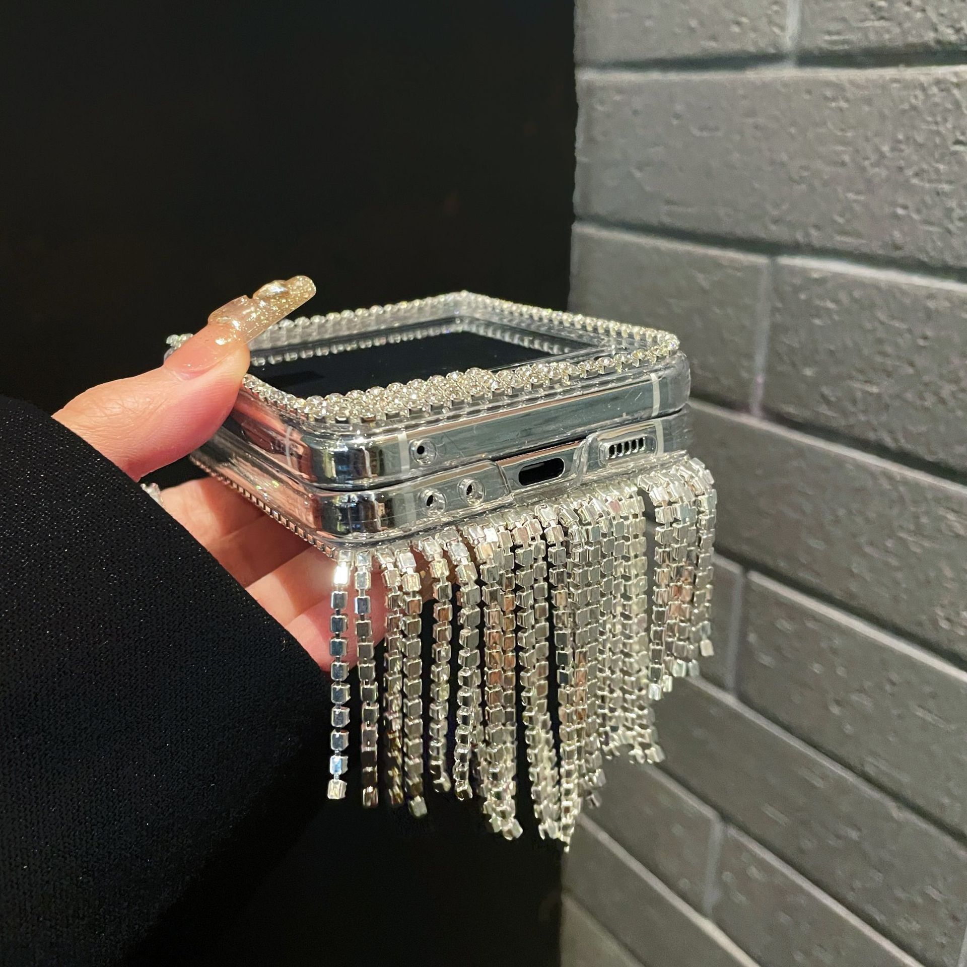 Bling Diamond Tassel Case for Samsung Galaxy Z Flip6 Z Flip 5 4 3 