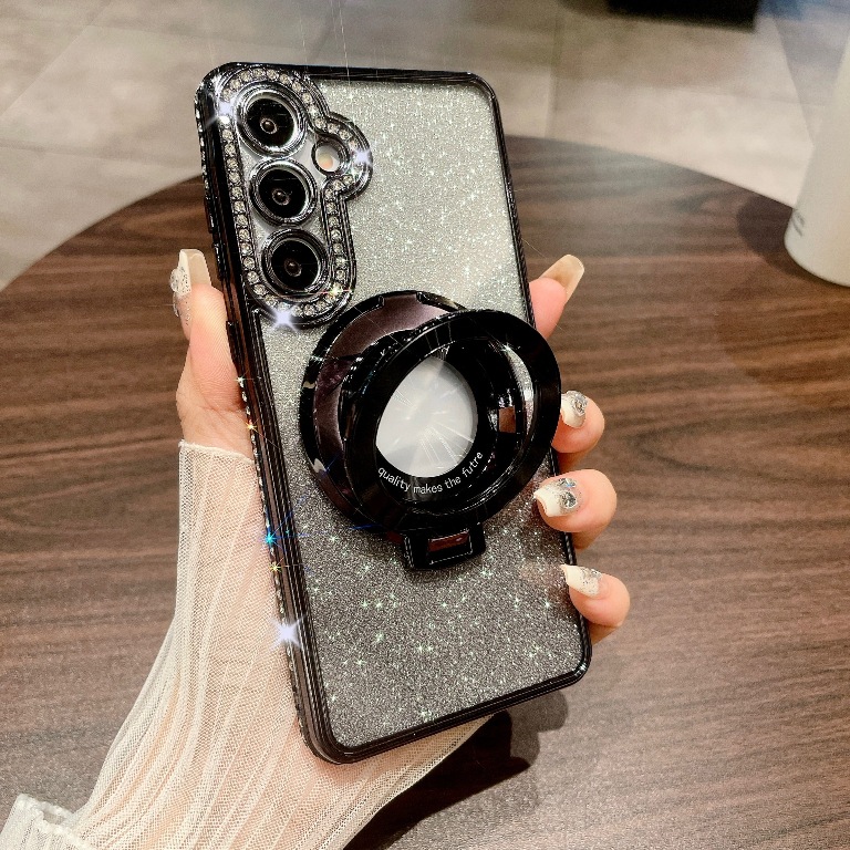  Luxury Gradient litter Magnetic Ring Stand Case For Samsung Galaxy A15/A25/A35/A55