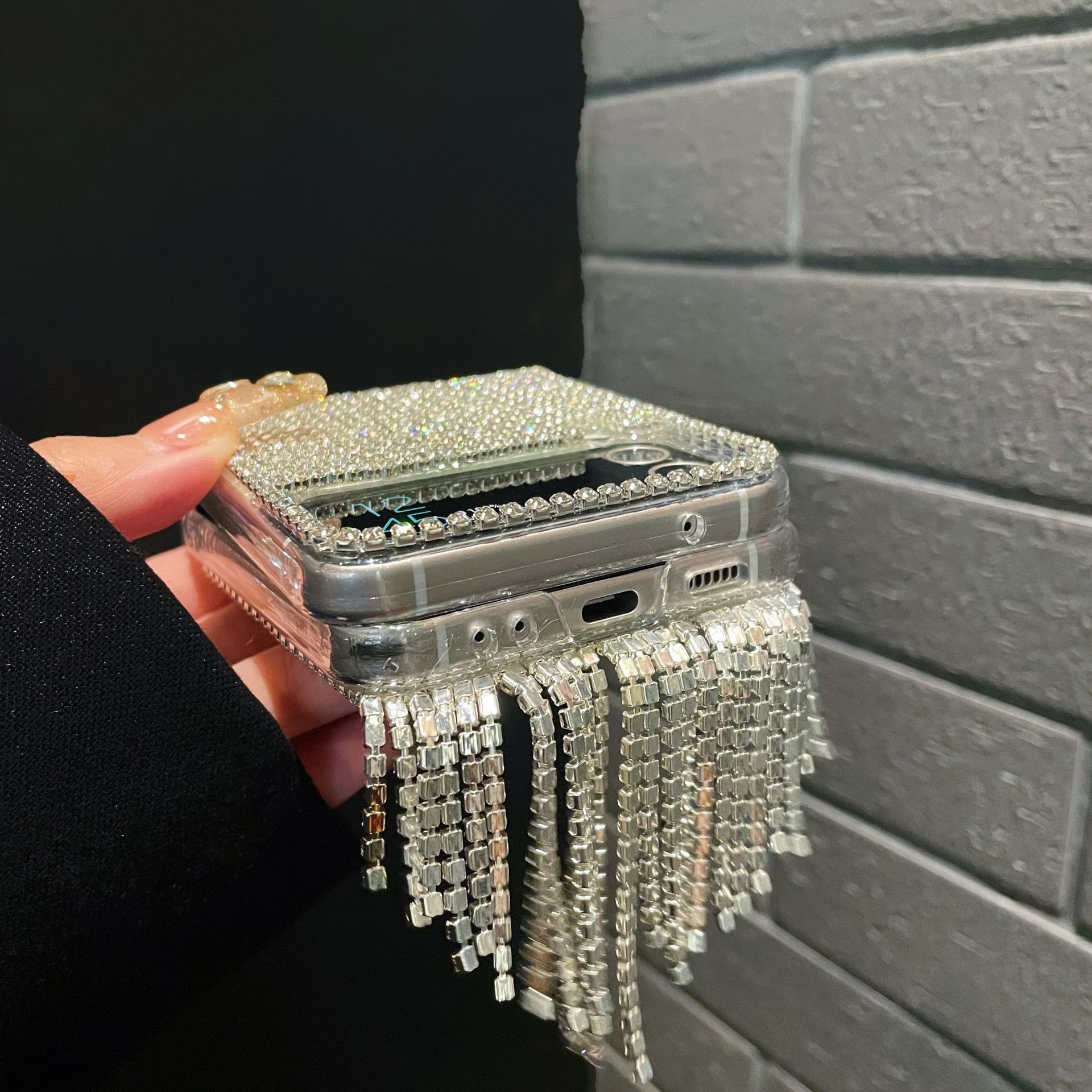 Bling Diamond Tassel Case for Samsung Galaxy Z Flip6 Z Flip 5 4 3 