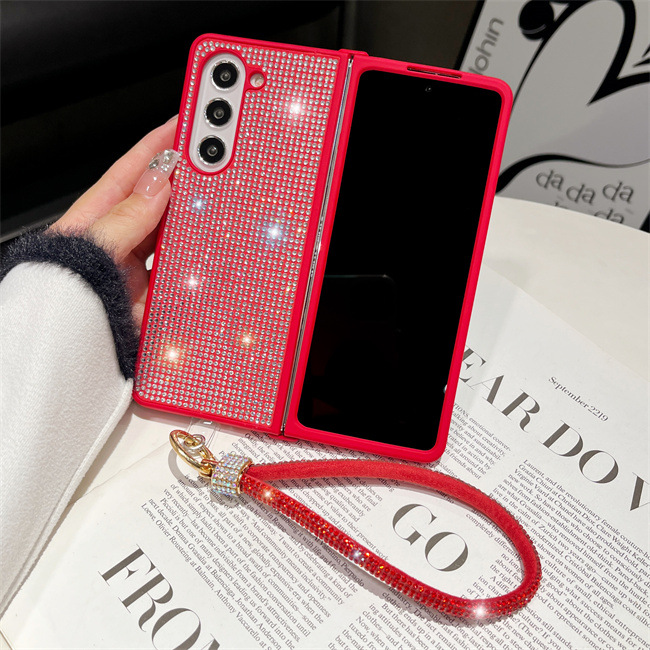Luxury Fashion Bling Glitter Dimond Phone Case for Samsung Galaxy Z Fold  Z Flip Series