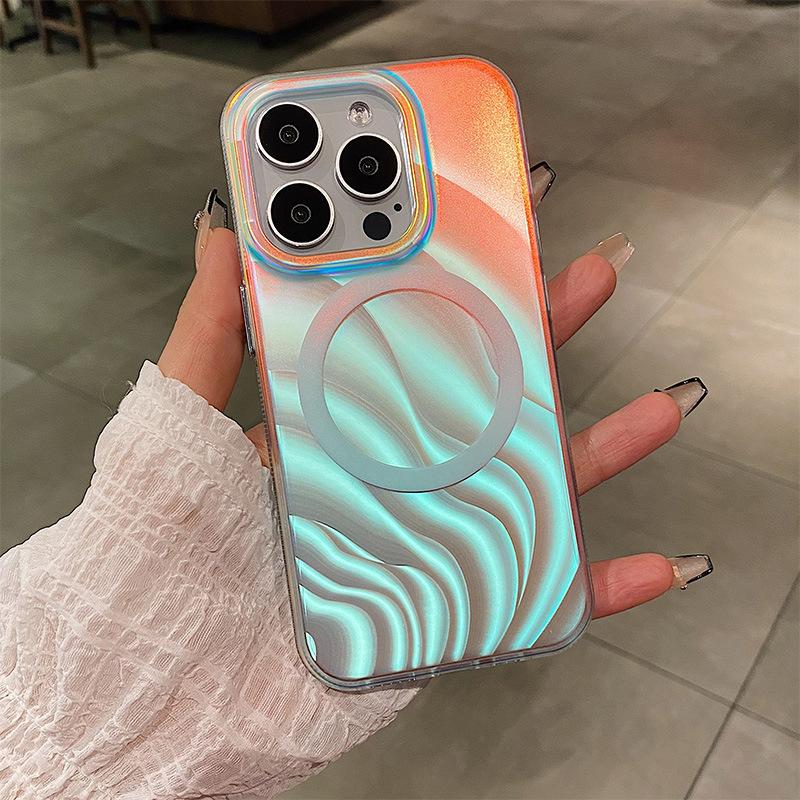 Luxury Aurora Colorful Glitter Case for iPhone Series