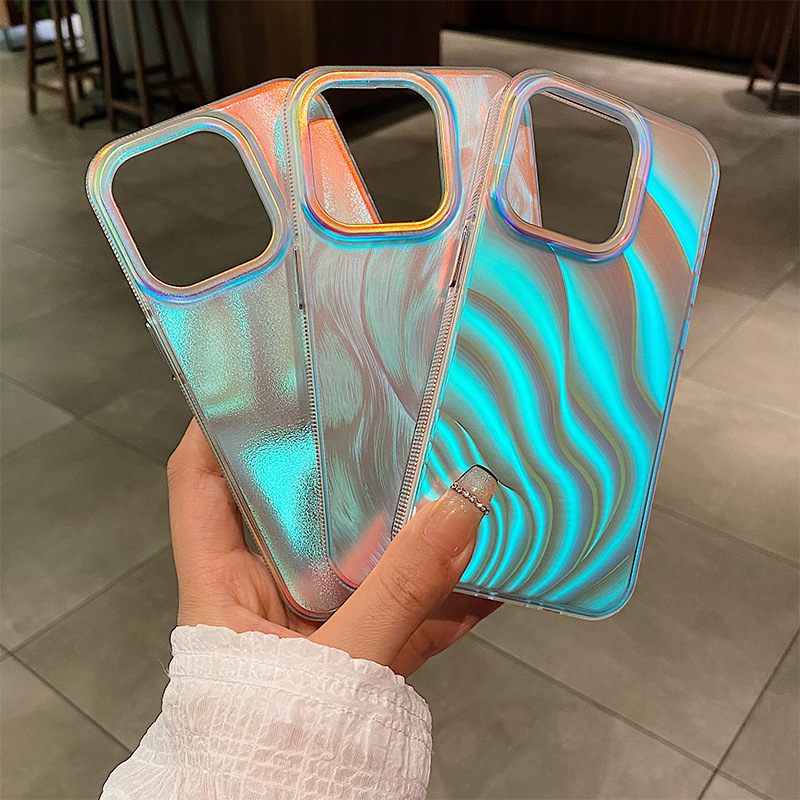 Luxury Aurora Colorful Glitter Case for iPhone Series