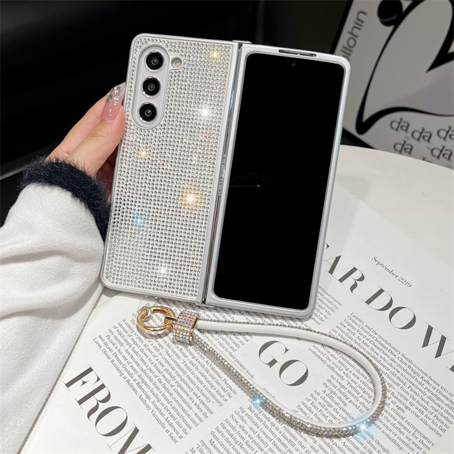 Luxury Fashion Bling Glitter Dimond Phone Case for Samsung Galaxy Z Fold  Z Flip Series