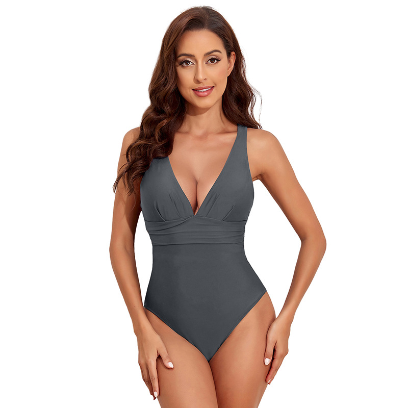 🔥2024 Summer New Arrivals🎉 - V Neck Shapewear Swimsuit