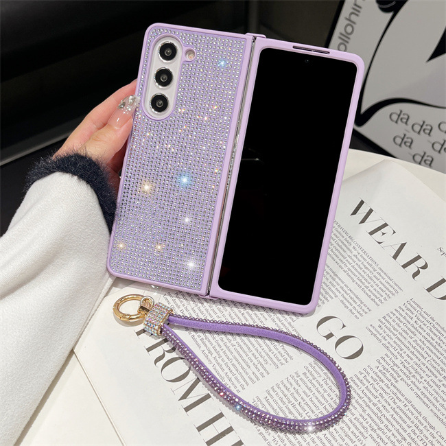 Luxury Fashion Bling Glitter Dimond Phone Case for Samsung Galaxy Z Fold  Z Flip Series