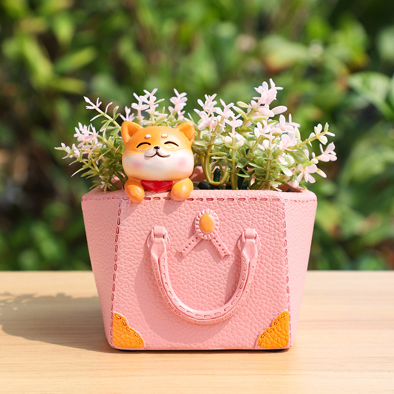 Home balcony garden succulent resin flower pot