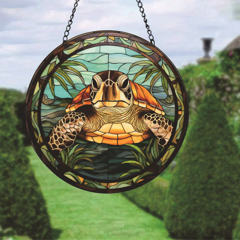 Butterfly Stained Window Hangings