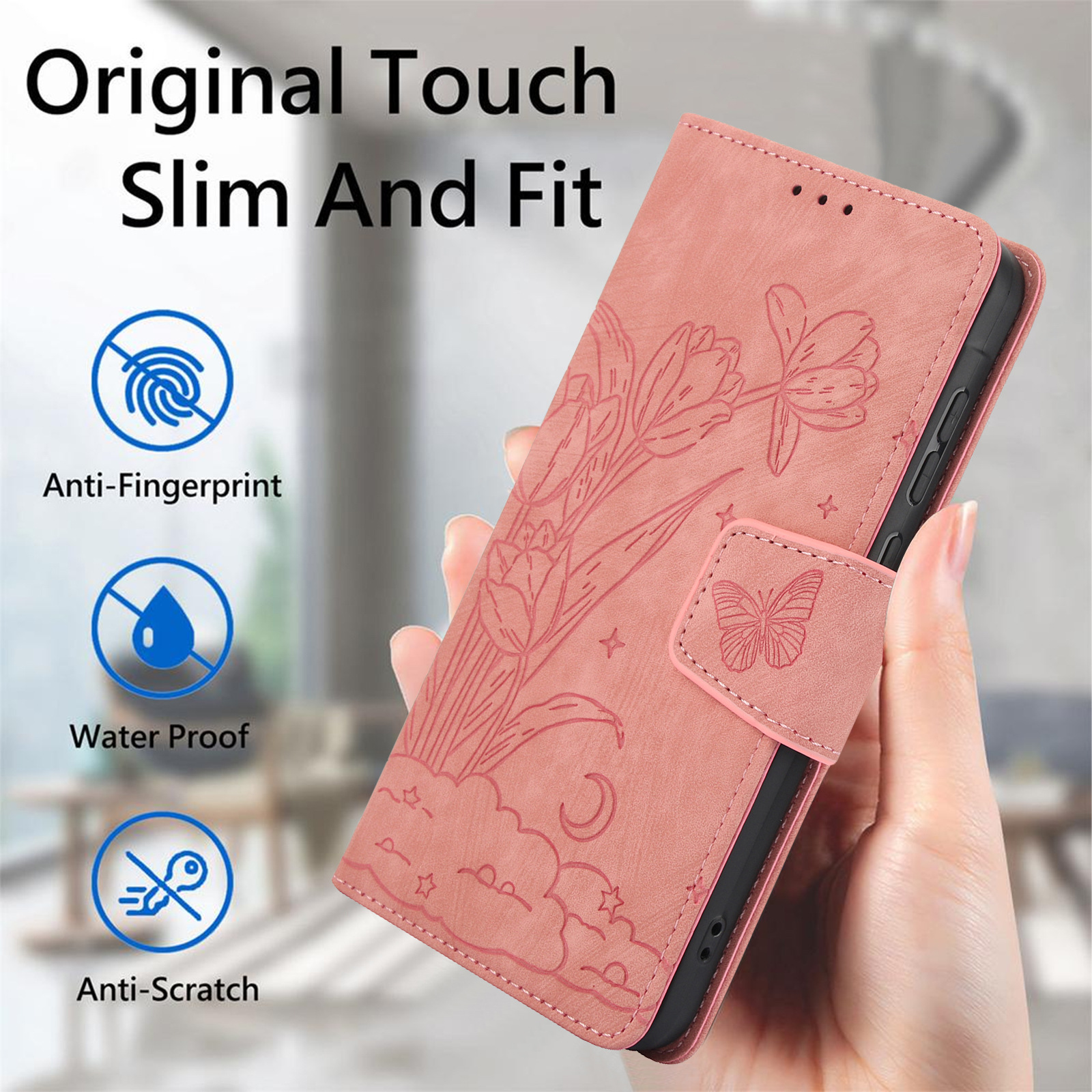 2024 New Fashion Luxury Leather Wrist Strap Phone Cover For Google Pixel 8/8Pro 