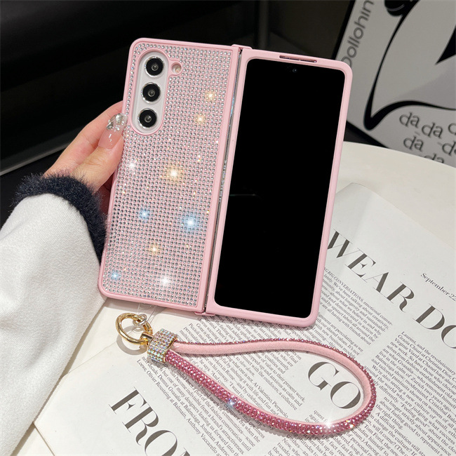 Luxury Fashion Bling Glitter Dimond Phone Case for Samsung Galaxy Z Fold  Z Flip Series