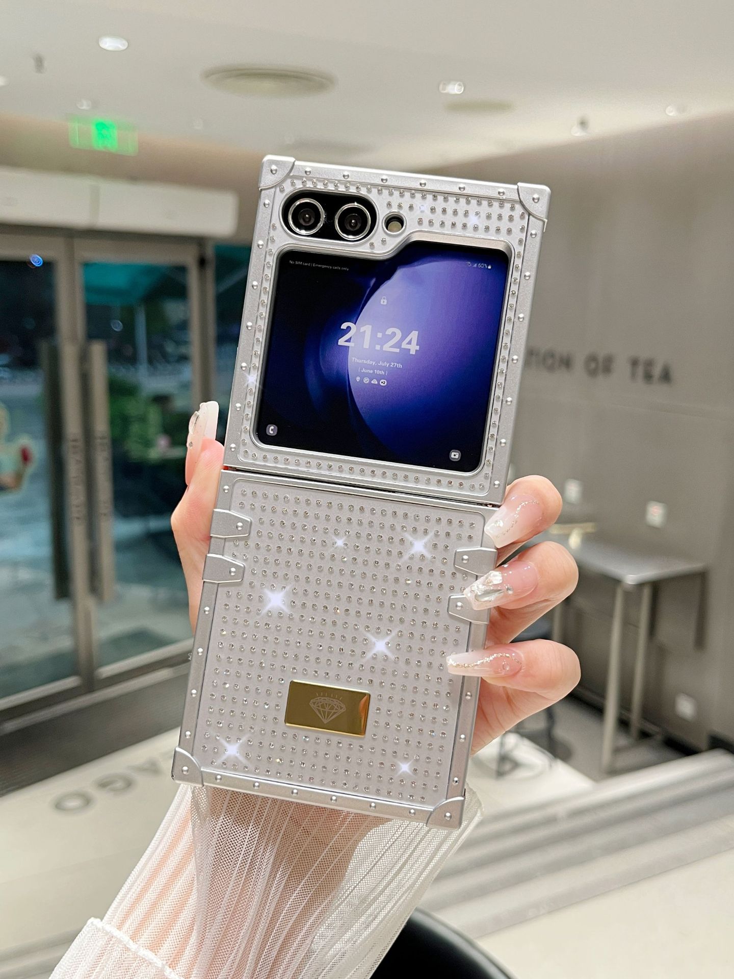 Luxury Diamond Case For Samsung Galaxy Z Flip Series