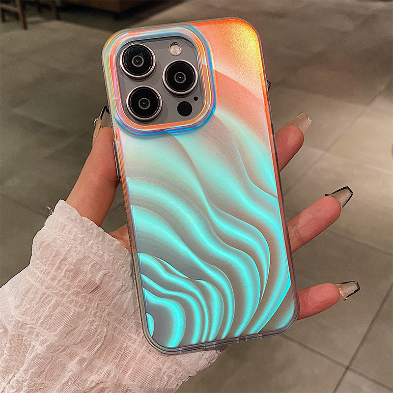 Luxury Aurora Colorful Glitter Case for iPhone Series