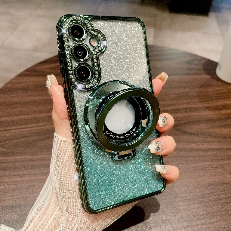  Luxury Gradient litter Magnetic Ring Stand Case For Samsung Galaxy A15/A25/A35/A55