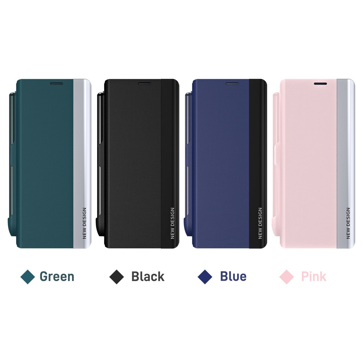 2024 The 4th Generation Magnetic Plating Bracket Flip Phone Case For Samsung Galaxy Z Fold 5