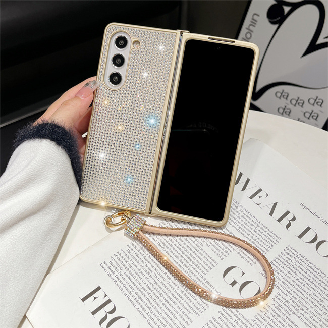 Luxury Fashion Bling Glitter Dimond Phone Case for Samsung Galaxy Z Fold  Z Flip Series