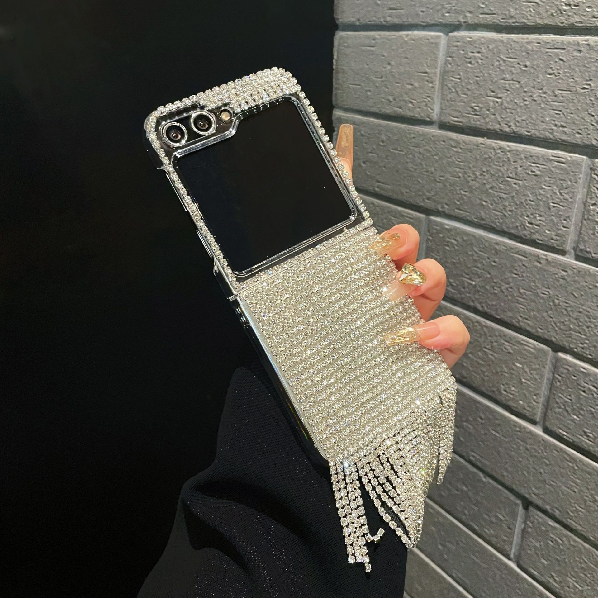 Bling Diamond Tassel Case for Samsung Galaxy Z Flip6 Z Flip 5 4 3 