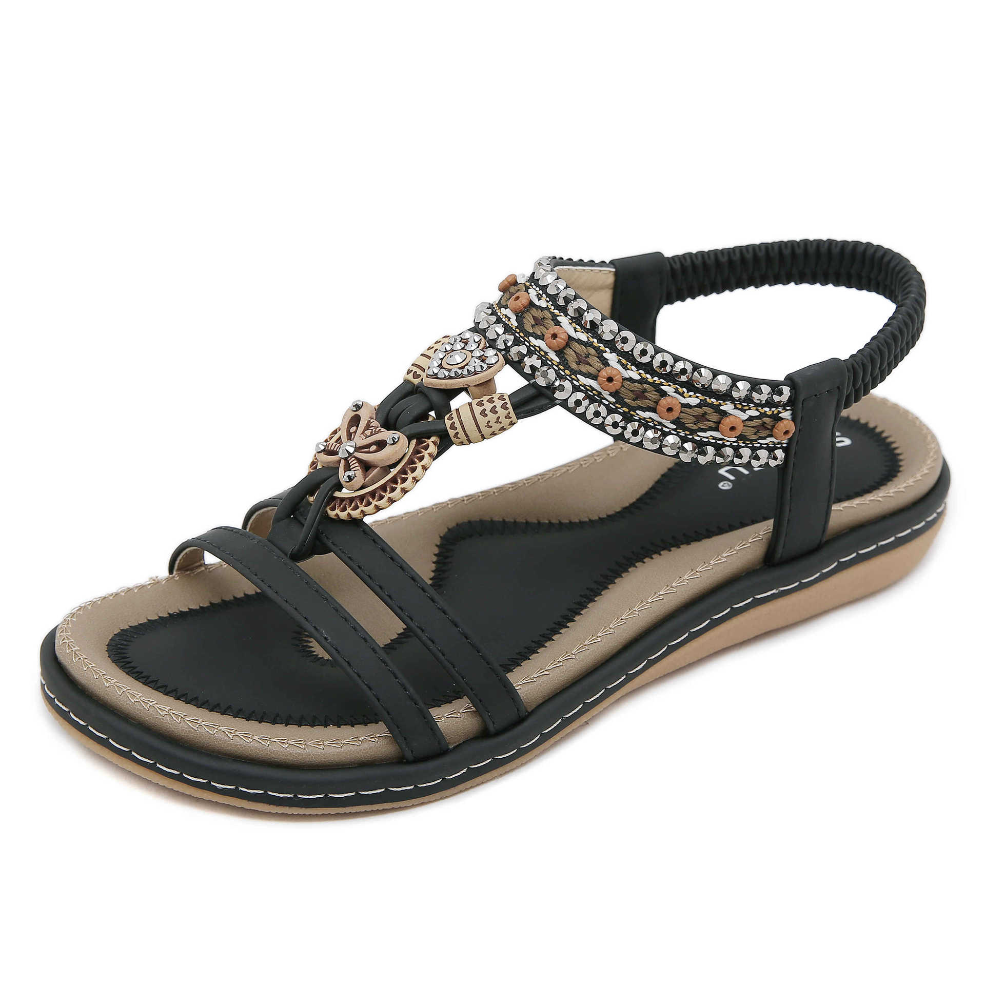 2025 new lightweight and comfortable women's elastic band versatile fashion sandals🔥Buy 2 Free Shipping
